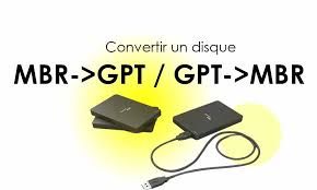 Convertir un disque GPT en MBR et inversement sur Windows 10, 8 ou 7