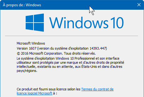 Sauvegarder sa licence Windows 10